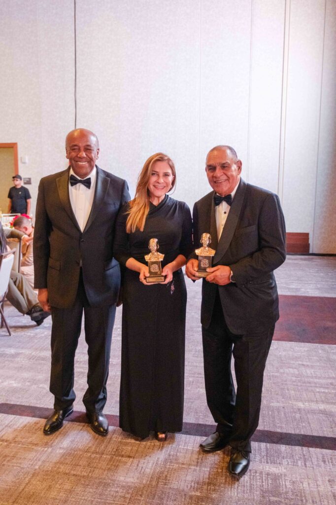 Antonio Almonte, Carolina Mejía y Miguel Franjul
