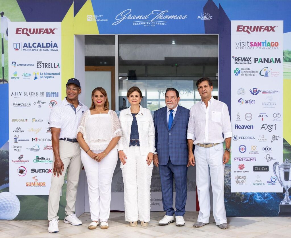 Vicepresidenta Raquel Peña inaugura XIX Grand Thomas Celebrity Classic en PGA Ocean’s 4