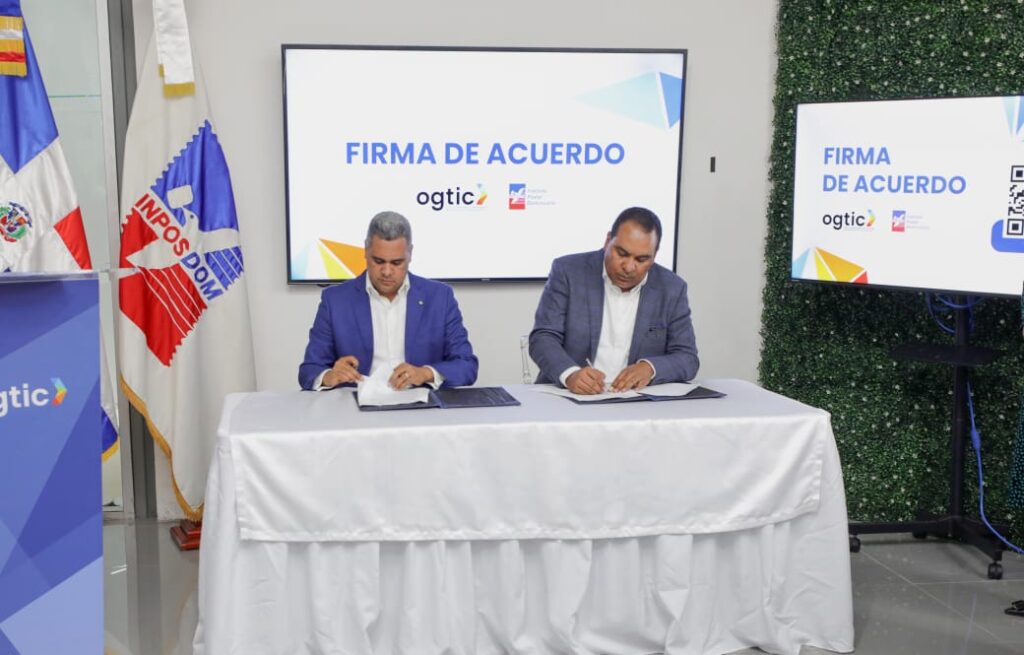 OGTIC e INPOSDOM acuerdan instalación de nuevos Puntos GOB sin costo de alquiler