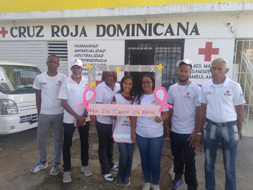 Cruz Roja Santo Domingo Oeste impulsa jornada de concienciación por el Día Mundial del Cáncer de Mama