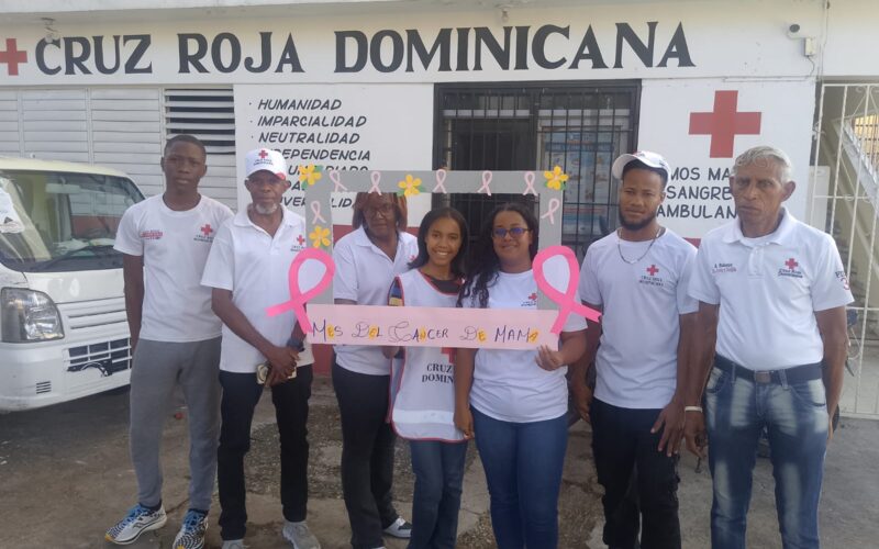 Cruz Roja Santo Domingo Oeste impulsa jornada de concienciación por el Día Mundial del Cáncer de Mama