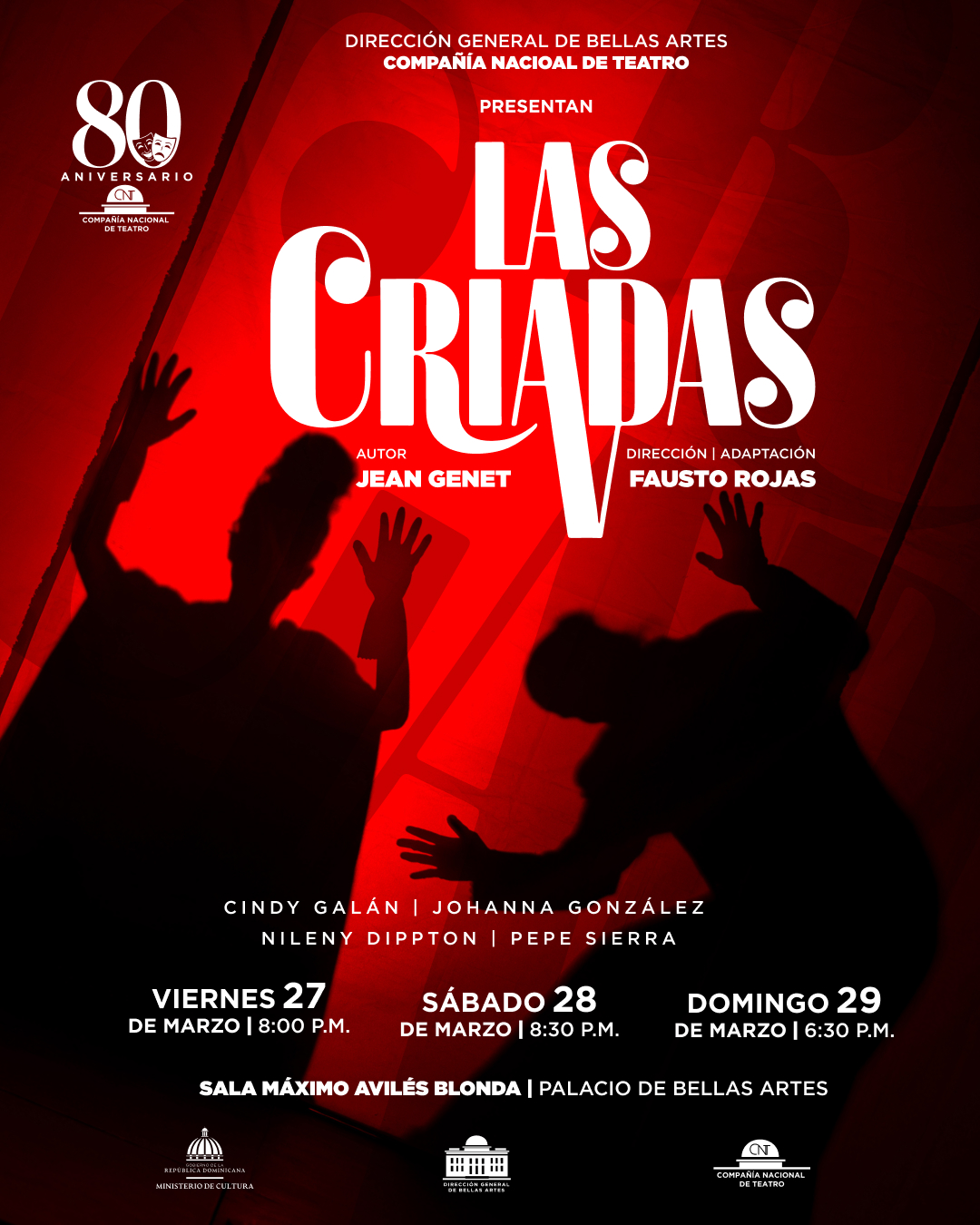 La Compañía Nacional de Teatro inicia la celebración de su 80 aniversario con “Las Criadas”